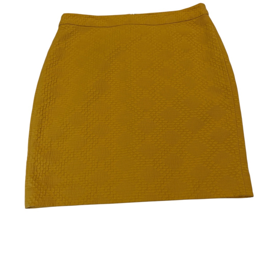 Banana Republic Gold Mini Pencil Skirt Casual